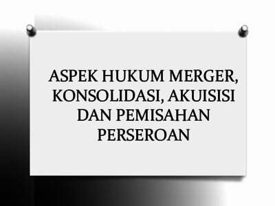 Merger-konsolidasi-akuisisi - Repository